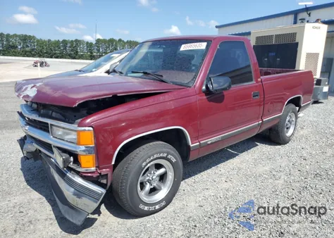 1996 Chevrolet Gmt-400 C1500 из США, поврежденный, VIN 1GCEC14R3TZ184913